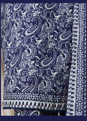 WC-2527- 3 Piece Printed Cotton Stitched Suit