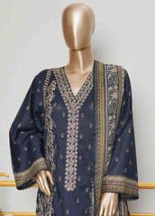 NSMC-0035- 3 Piece Cotton Embroidered Stitched Suit