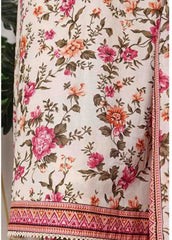 WC-2533- 3 Piece Printed Cotton Stitched Suit