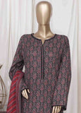 WC-2531- 3 Piece Printed Cotton Stitched Suit