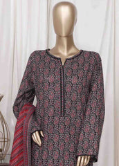 WC-2531- 3 Piece Printed Cotton Stitched Suit