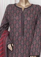 WC-2531- 3 Piece Printed Cotton Stitched Suit