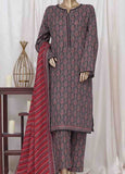 WC-2531- 3 Piece Printed Cotton Stitched Suit