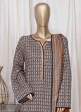 WC-2523- 3 Piece Printed Cotton Stitched Suit