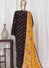 WC-2522- 3 Piece Printed Cotton Stitched Suit