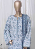 WC-2518- 3 Piece Printed Cotton Stitched Suit