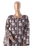 WK-2536- 3 Piece Khaddar Printed Stitched Suit