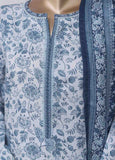WC-2518- 3 Piece Printed Cotton Stitched Suit
