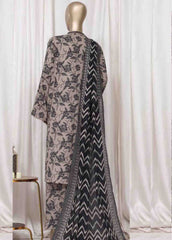 WC-2526- 3 Piece Printed Cotton Stitched Suit