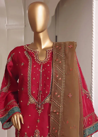 Bin Saeed Fabric - AM-D33 -  3 Piece Organza Formal