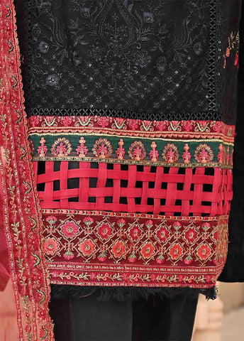 Bin Saeed Fabric - AMC-4011- 3 Piece Embroidered Chiffon