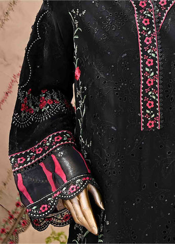 Bin Saeed Fabric - AMC-4016- 3 Piece Embroidered Chiffon