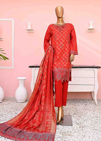 Bin Saeed Fabric - ARJ-002 3 Piece Jacquard Embroidered collection