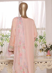 ASTCS-0204 R64- 3 Piece Embroidered Stitched Suit