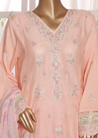 Bin Saeed Fabric - ASTCS-0204 R64- 3 Piece Embroidered Stitched Suit