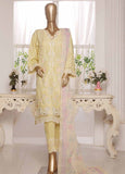 ASTCS-0208 R64- 3 Piece Embroidered Stitched Suit
