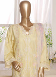 ASTCS-0208 R64- 3 Piece Embroidered Stitched Suit