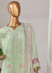 ASTSCS-0201-R-65- 3 Piece Luxury Embroidered Stitched Suit