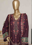 ASTCS-0205 R-065- 3 Piece Luxury Embroidered Stitched Suit