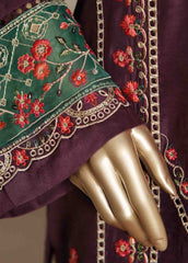 ASTCS-0205 R-065- 3 Piece Luxury Embroidered Stitched Suit