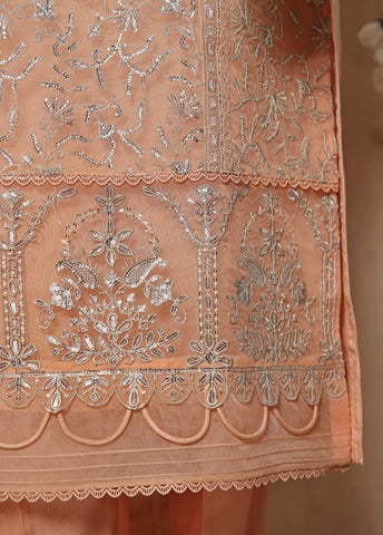 Bin Saeed Fabric - BIL-003- 3 Piece Embroidered Organza