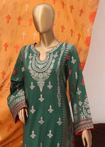 Bin Saeed Fabric - BNE-2315- 3 Piece Embroidered Jacquard Suit