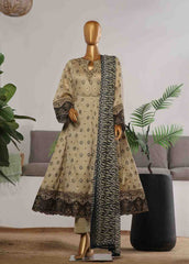 BNS-FR-001- 3 Piece Embroidered Jacquard Stitched Suit