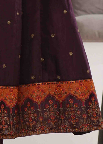 Bin Saeed Fabric - BNS-FR-008- 3 Piece Embroidered Jacquard Stitched Suit