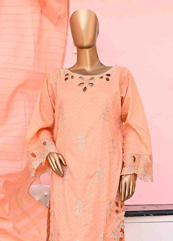 Bin Saeed Fabric - BNSE-014- 3 Piece Jacquard Embroidered collection