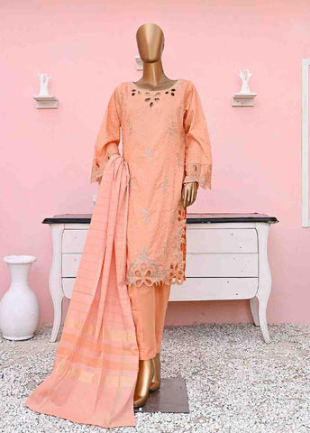 Bin Saeed Fabric - BNSE-014- 3 Piece Jacquard Embroidered collection