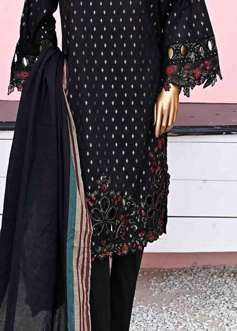 Bin Saeed Fabric - BNSE-015- 3 Piece Jacquard Embroidered collection
