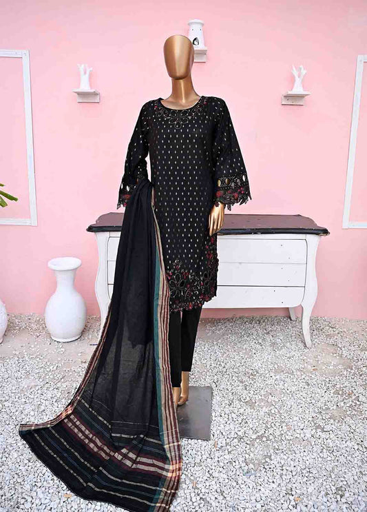 BNSE-015- 3 Piece Jacquard Embroidered collection
