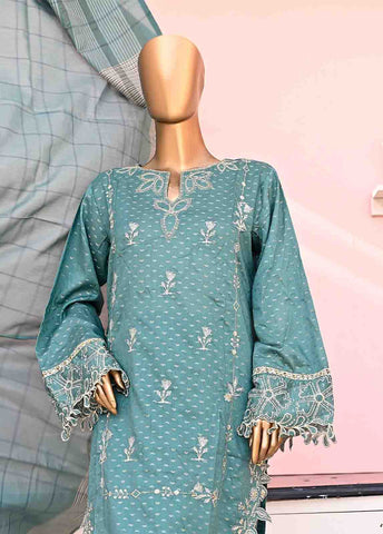 Bin Saeed Fabric - BNSF-012- 3 Piece Jacquard Embroidered collection