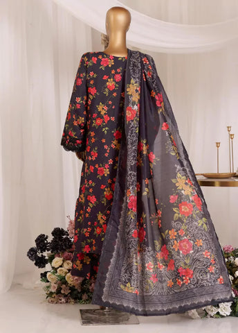 3 Piece Chikankari Stitched MultiColor Lawn Suit with Trouser & Dupatta