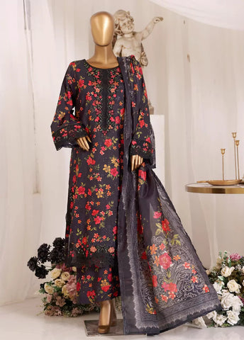 3 Piece Chikankari Stitched MultiColor Lawn Suit with Trouser & Dupatta