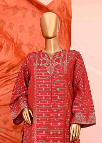 Bin Saeed Fabric - BS-2304- 3 Piece Jacquard Embroidered collection