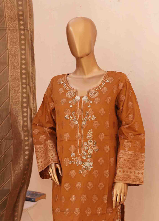 Bin Saeed Fabric - BSE-2304-3 Piece Jacquard Stitched Suit