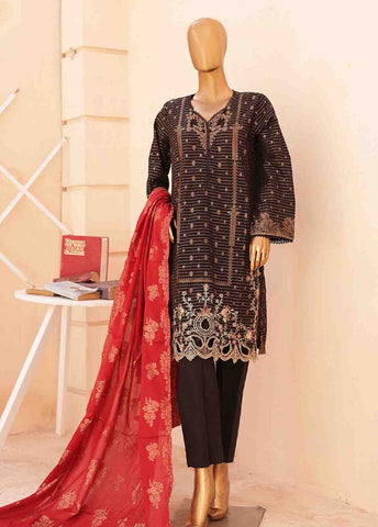 Bin Saeed Fabric - BSE-2305-3 Piece Jacquard Stitched Suit