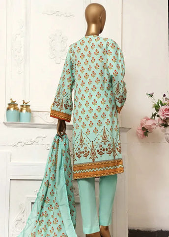 Bin Saeed Fabric - CF-0032 -  3 Piece Printed Cotton