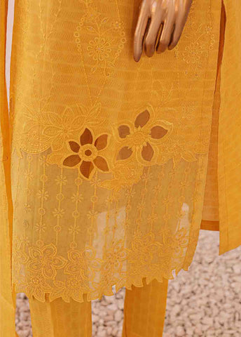 Bin Saeed Fabric - CK-ED-455 B-3 Piece Chikankari Stitched Suit