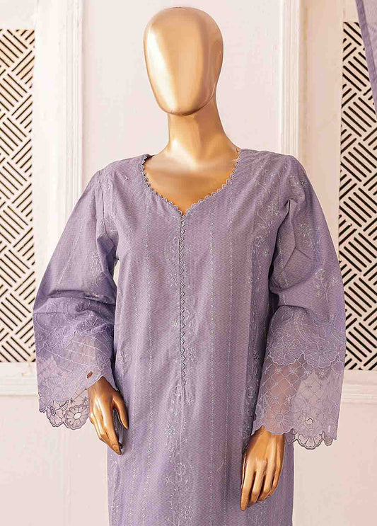 CK-ED-456 A-3 Piece Chikankari Stitched Suit