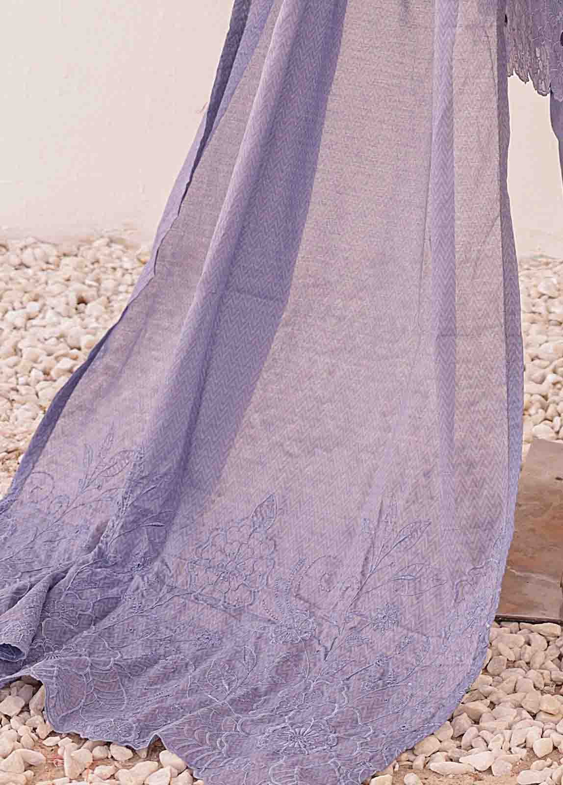 Bin Saeed Fabric - CK-ED-456 A-3 Piece Chikankari Stitched Suit