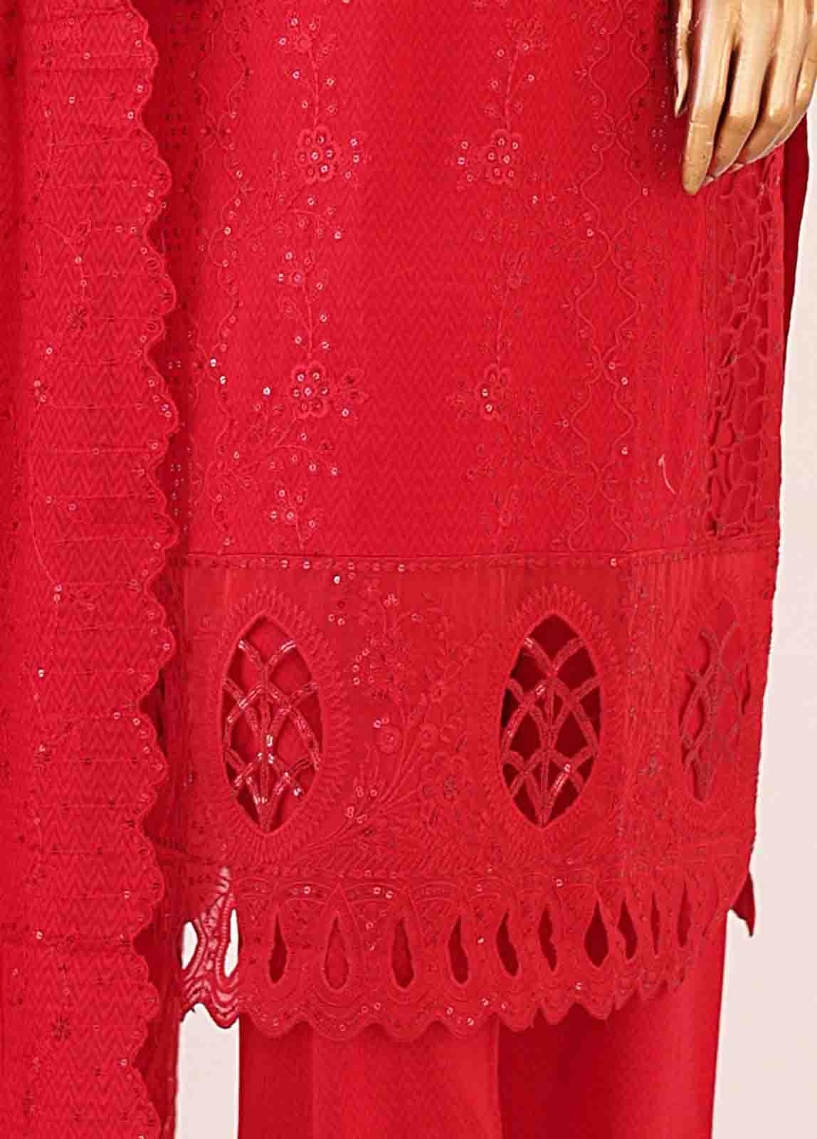 Bin Saeed Fabric - CK-ED-457 B-3 Piece Chikankari Stitched Suit