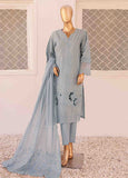 CK-ED-458 B-3 Piece Chikankari Stitched Suit