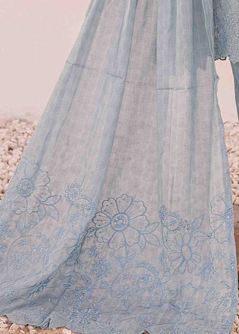 Bin Saeed Fabric - CK-ED-458 B-3 Piece Chikankari Stitched Suit