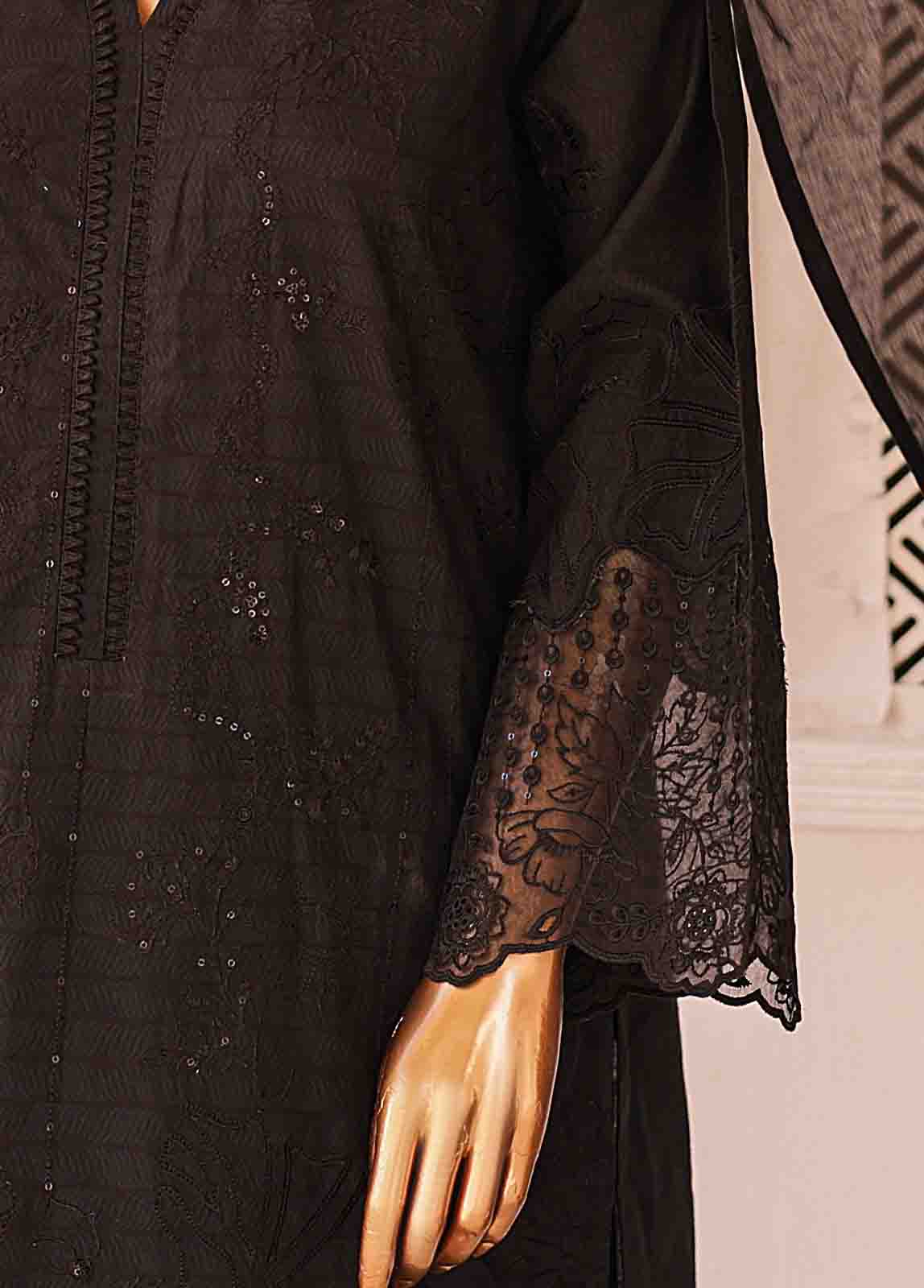 Bin Saeed Fabric - CK-ED-459 A-3 Piece Chikankari Stitched Suit