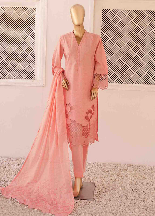 CK-ED-462 A-3 Piece Chikankari Stitched Suit