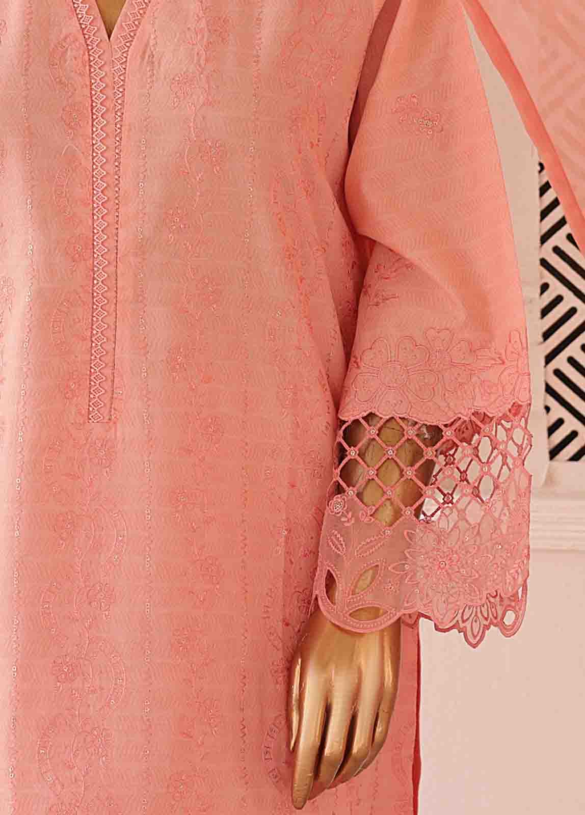 Bin Saeed Fabric - CK-ED-462 A-3 Piece Chikankari Stitched Suit