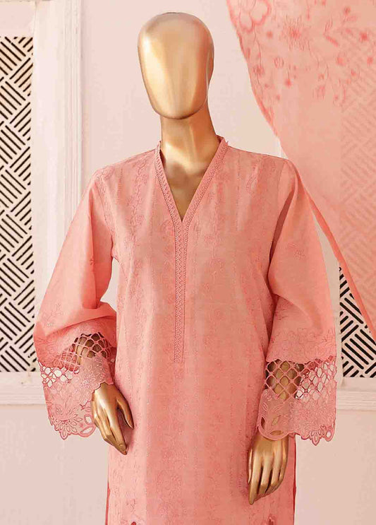 Bin Saeed Fabric - CK-ED-462 A-3 Piece Chikankari Stitched Suit