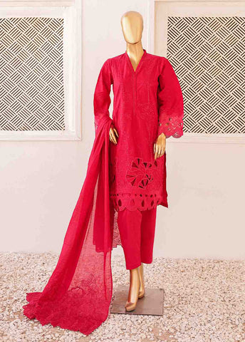 Bin Saeed Fabric - CK-ED-467 A-3 Piece Chikankari Stitched Suit